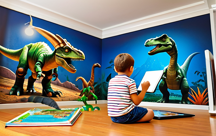 다이노코어와 공룡 연구의 연관성 - **Image Prompt 1: The Bridge of Imagination and Science**
A vibrant and dynamic scene illustrati... 다이노코어와 공룡 연구의 연관성 - **Image Prompt 1: The Bridge of Imagination and Science**
A vibrant and dynamic scene illustrati...